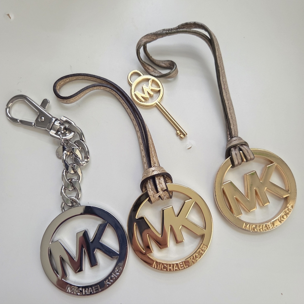 🎀Michael Kors Gold and Silver Bag Tag Set🎀